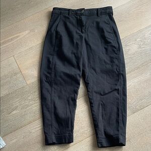 Banana Republic Black Barrel Leg Pants
